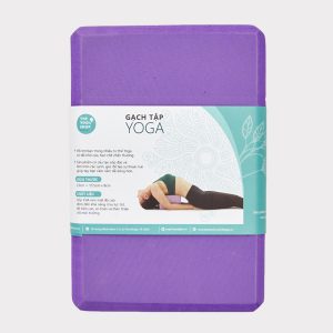 Gạch Yoga EVA Classic 8.5cm – Cam Đất – Tím Nhạt