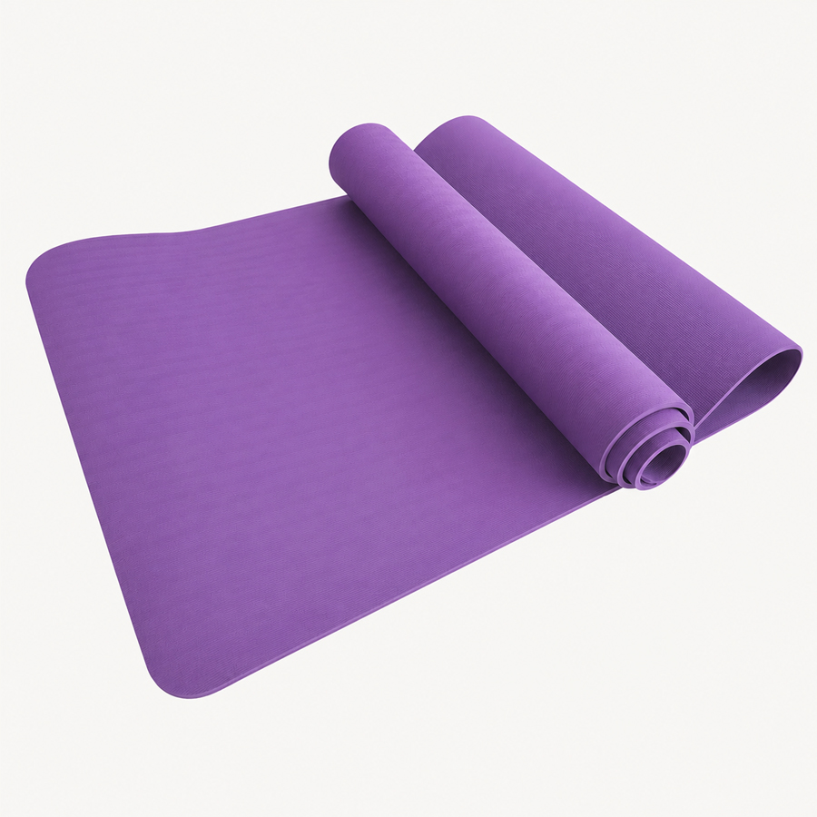 TPE Pitta Yoga Mat –  6mm – Purple