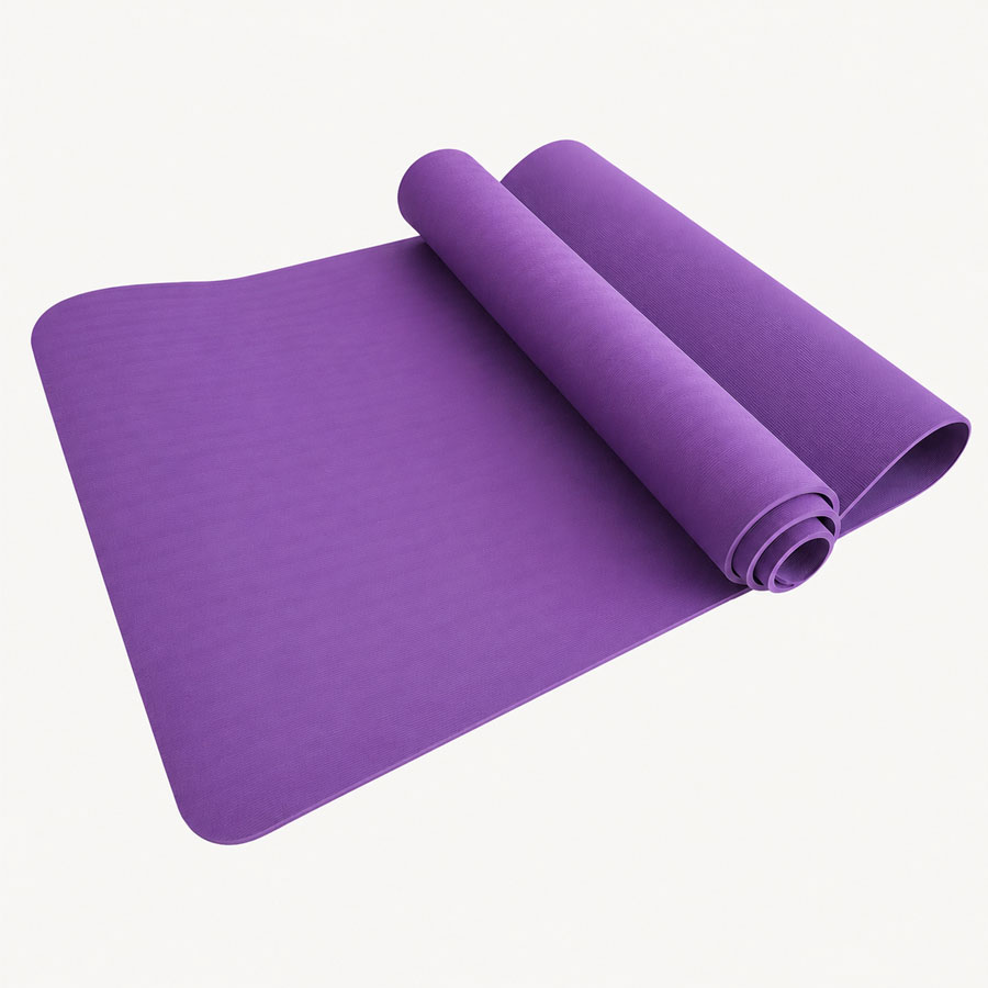 Thảm Yoga Cao Su TPE – 6mm – Tím