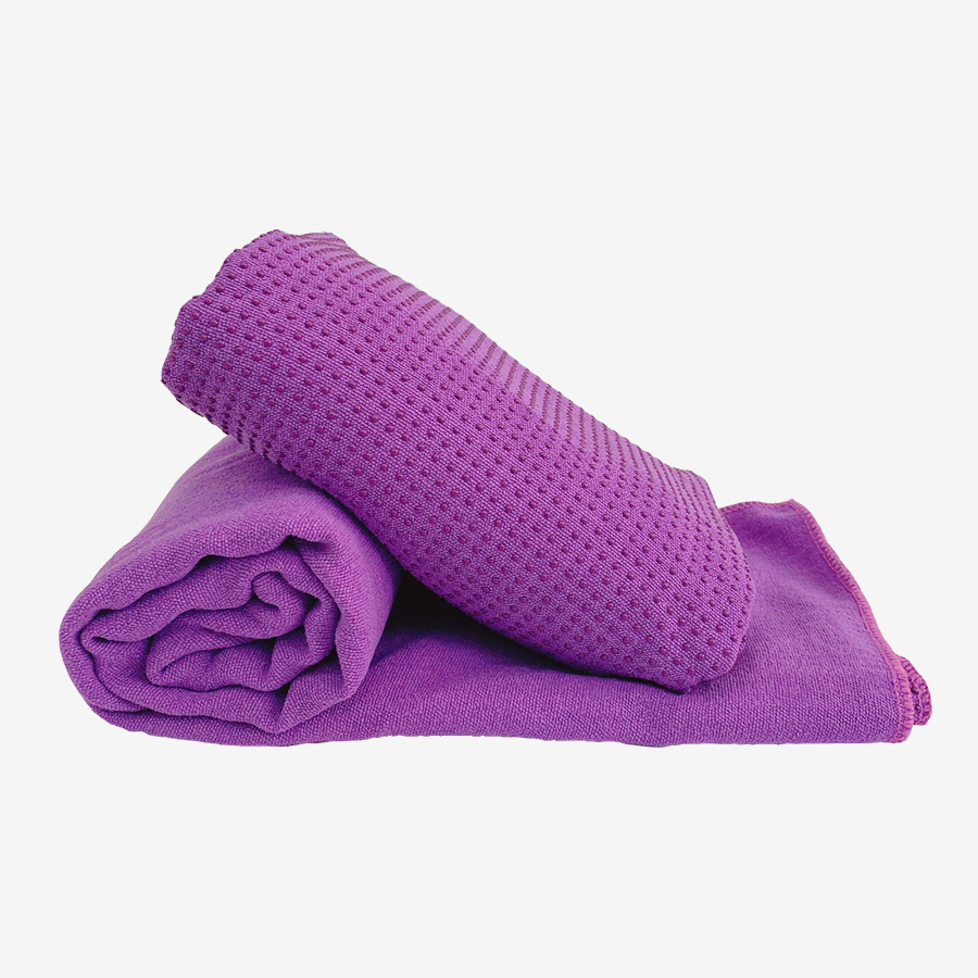 khăn trải thảm yoga màu tím