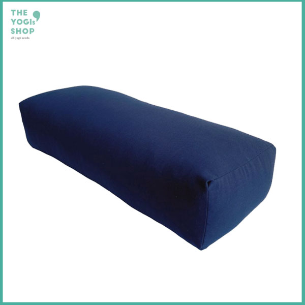 BOLSTER RECTANGULAR MEDITATION PILLOW – BLUE