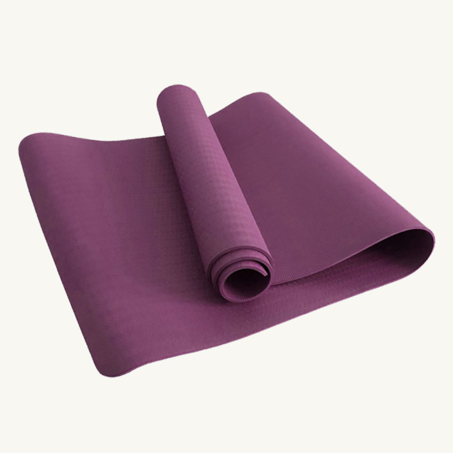 Thảm Yoga Cao Su TPE – 8mm – Tím Mận