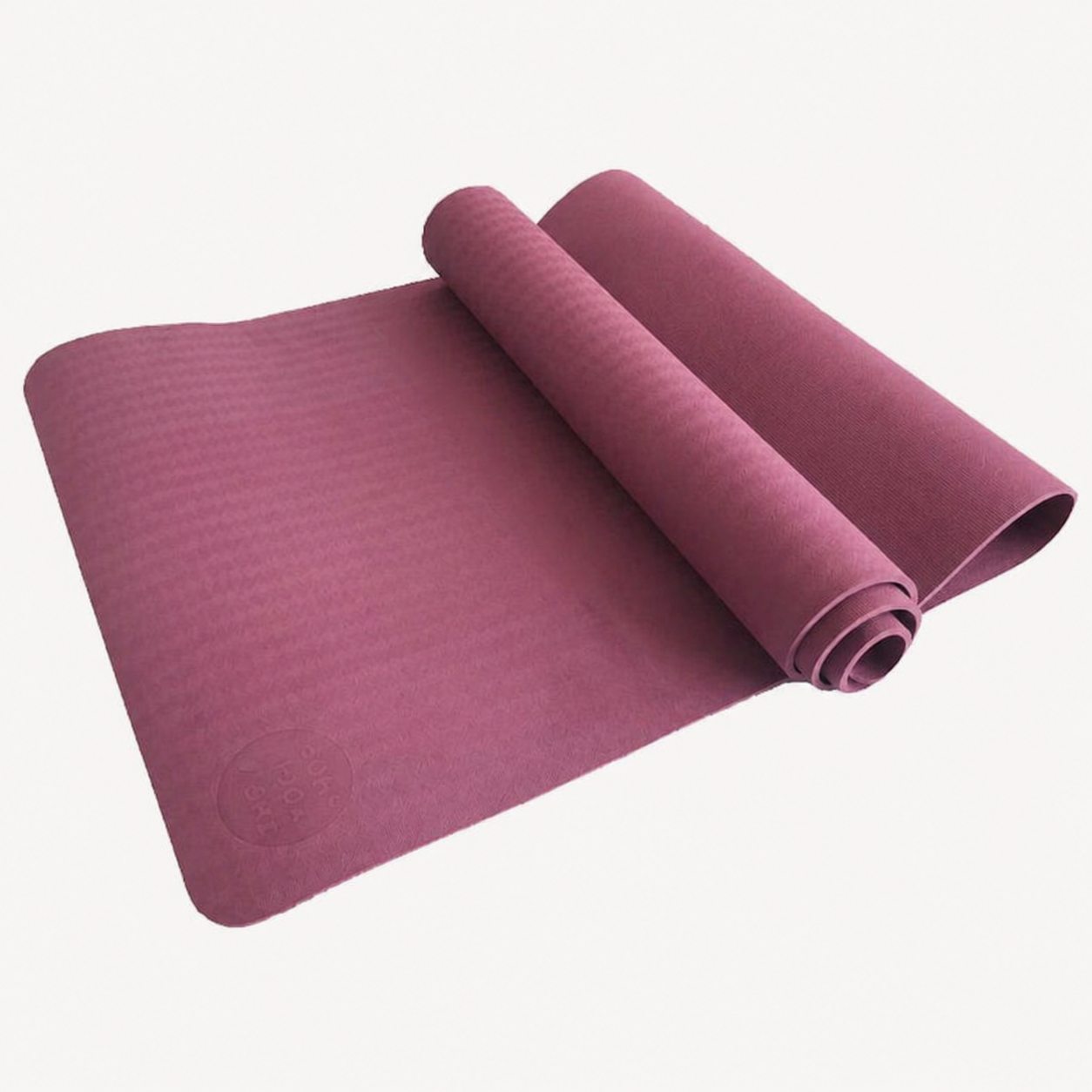 Thảm Yoga Cao Su TPE – 6mm – Tím Mận