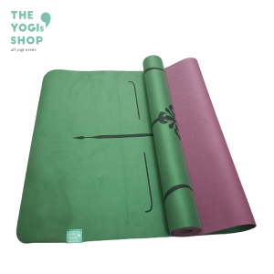 YOGA MAT – MICROFIBER SURFACE WITH TPE – GREEN