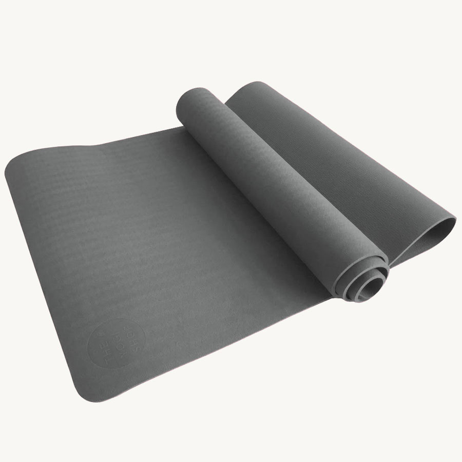 Thảm Yoga Cao Su TPE – 6mm – Xám
