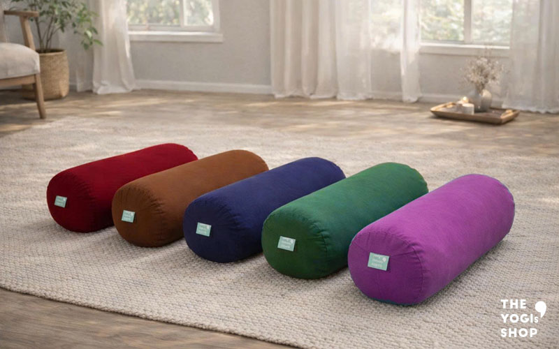 gối bolster yoga trụ tròn